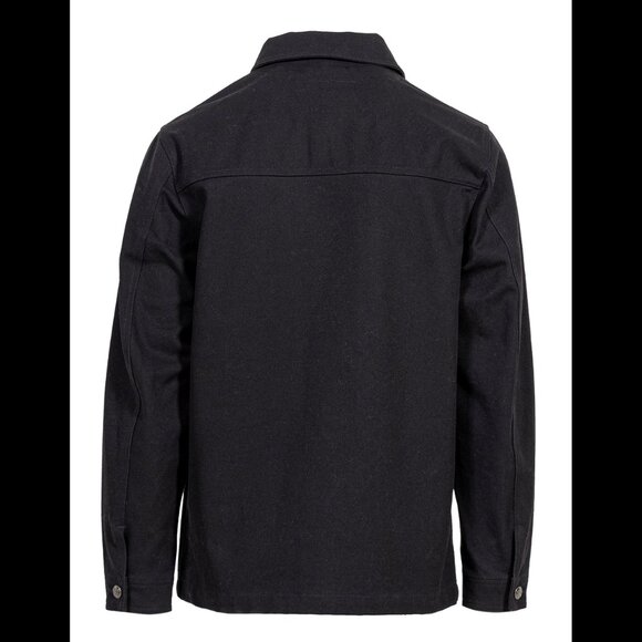 NWOT Schott NYC Black Cotton Canvas Chore Jacket Large - Picture 2 of 5